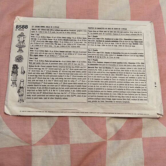 Simplicity Patterns set of 2 - Picture 5 of 5